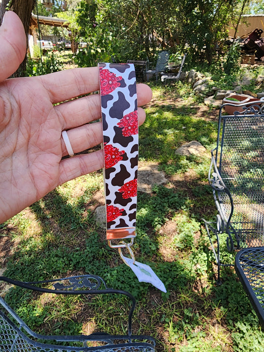 Cow band Wristlet