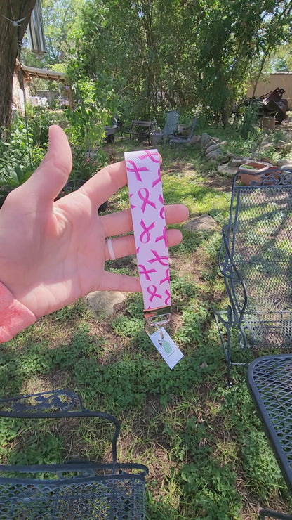 Breast cancer wristlet