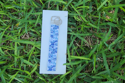 Blue rose Wristlet